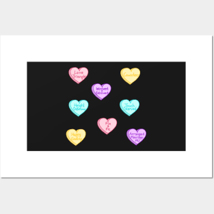 Cute Tropes Loveheart Sticker Pack Posters and Art